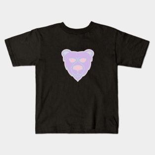 Pastel bear head Kids T-Shirt